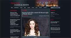 Desktop Screenshot of newyorkclassicalreview.com